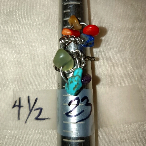 Chakra Crystal Wire Ring - Picture 2 of 5